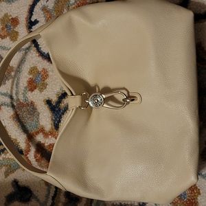 Dooney and Burke Pebble grain Logo Lock Bag